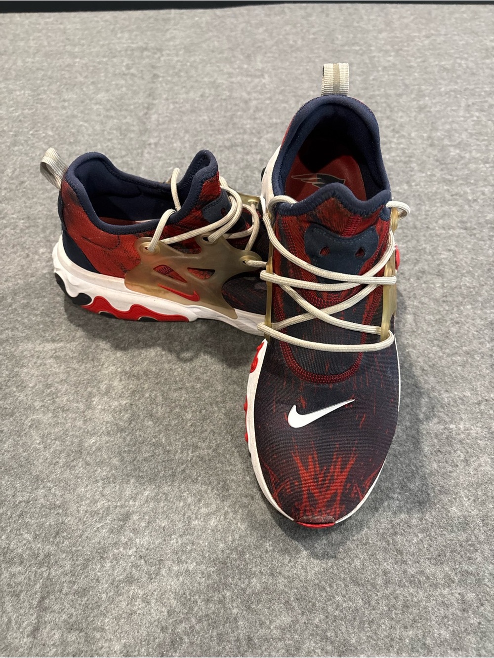 Nike React Element Mew England Patriots collab shoes size mens 9